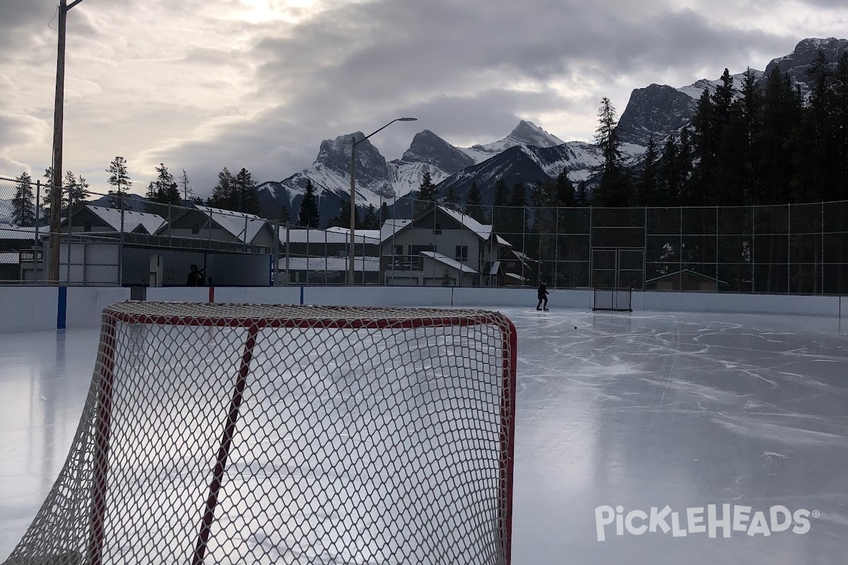 Photo of Pickleball at Bow Valley Pickleball Association Larch Rink Courts